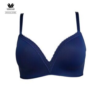 WACOAL Smooth T Sensula Bra in Navy Blue Minimal - Size 36A
